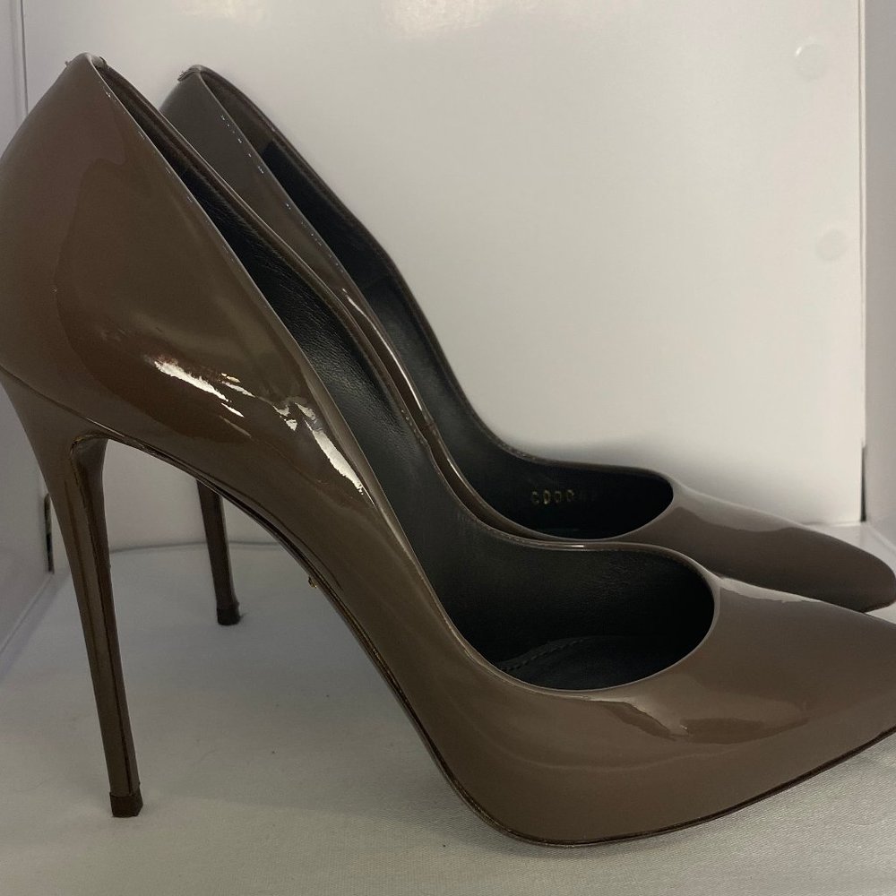 RARE Dolce & Gabbana - Cioccolato Stilettos S 39.5 - Picture 5 of 11
